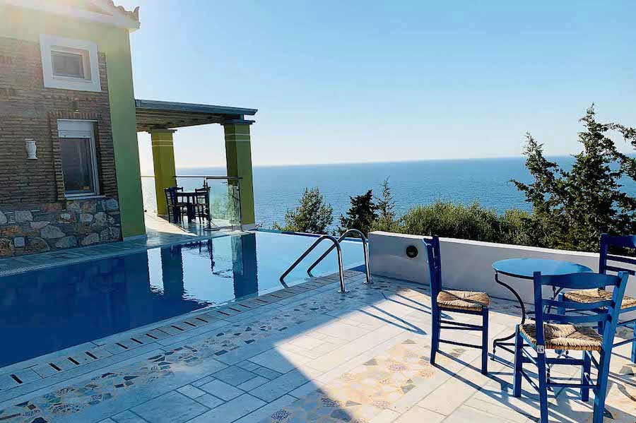 Hotel Atlantis in Agios Konstantinos My-samos ferienhäuser am Potami Strand, Karlovasi Samos