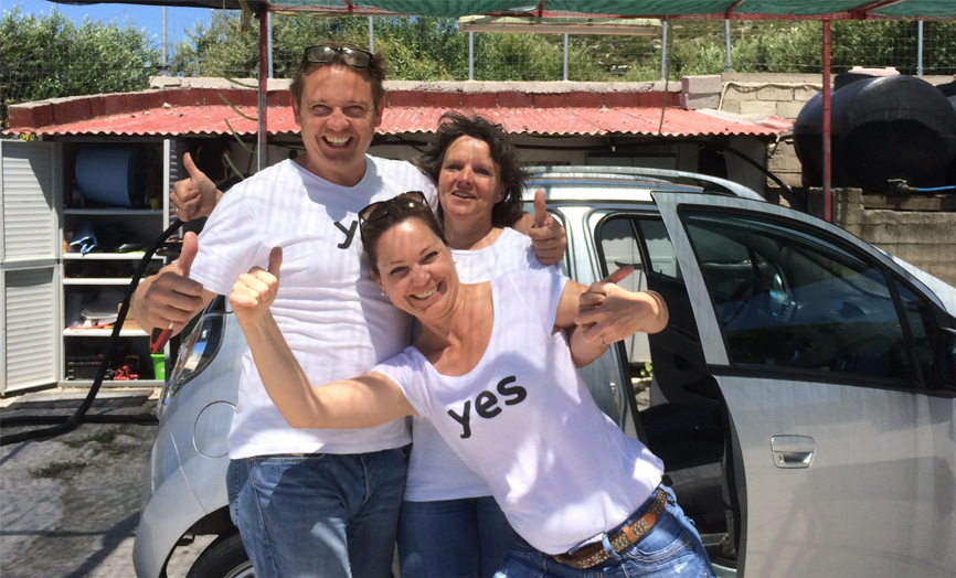 Yes autovermietung Direkt am Flughafen Samos ein auto mieten